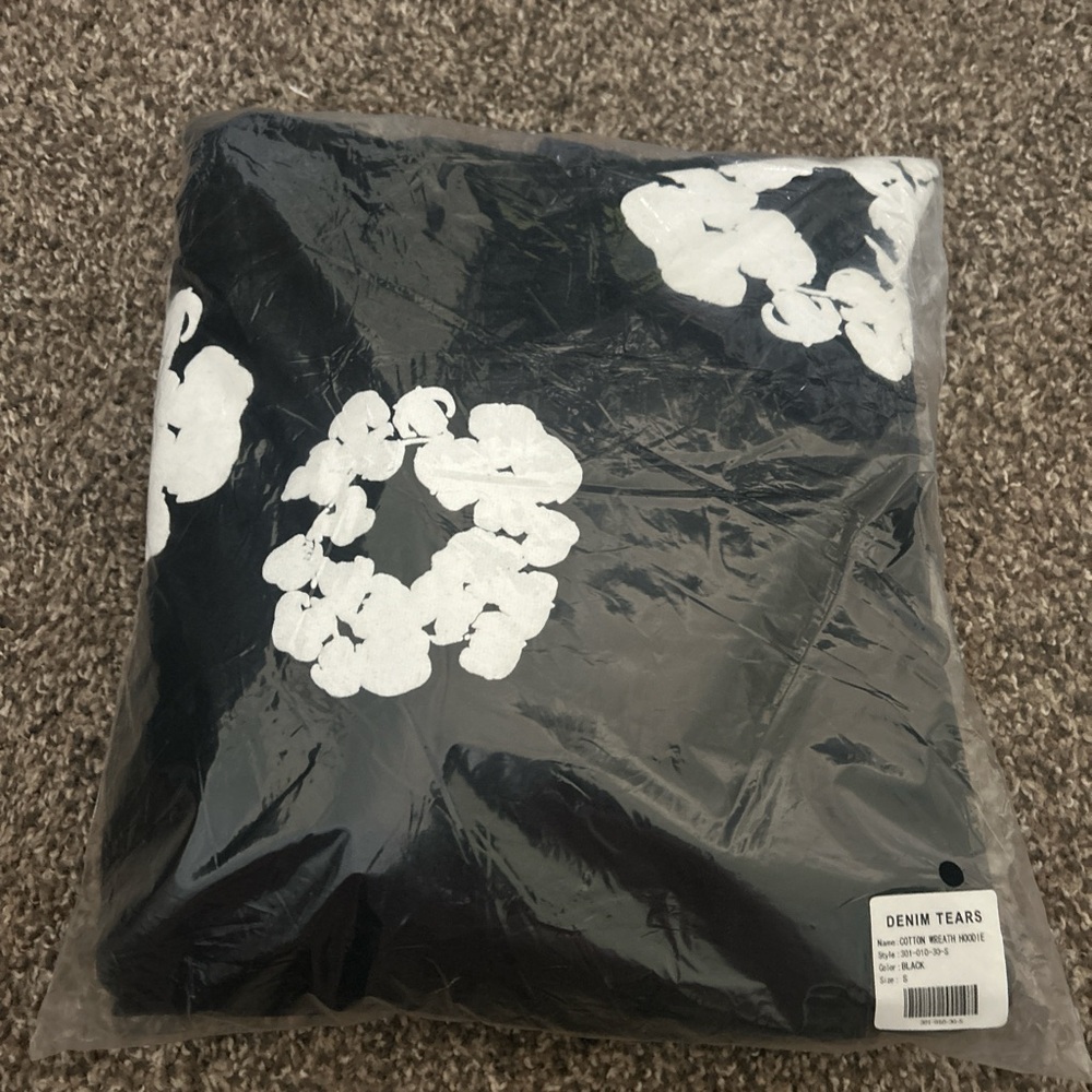 Denim Tears Black and White Graphic Tee
